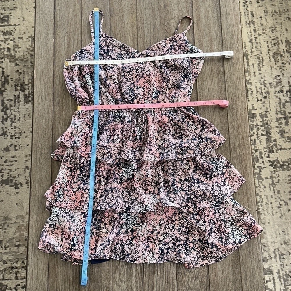 ROW A Tiered V-Neck Dress
